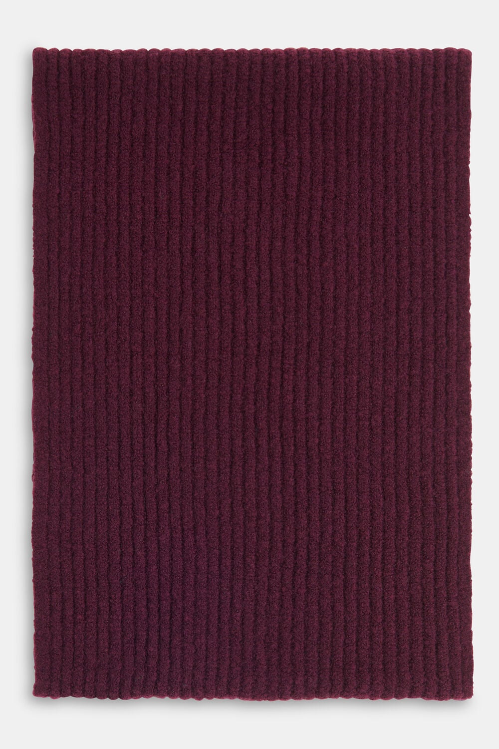 Wool Mix Rib Scarf