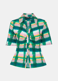 Checked Button Shirt