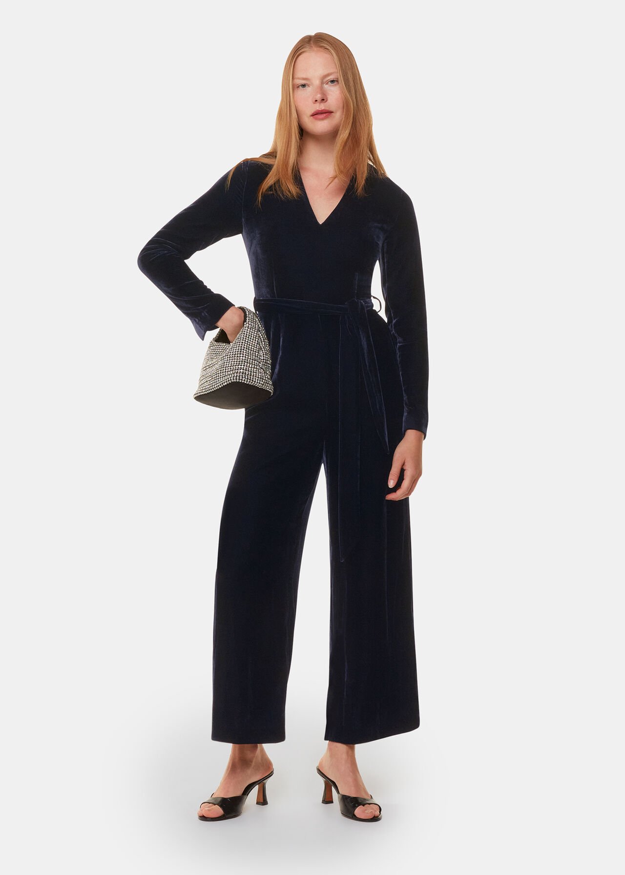 Elora Velvet Jumpsuit
