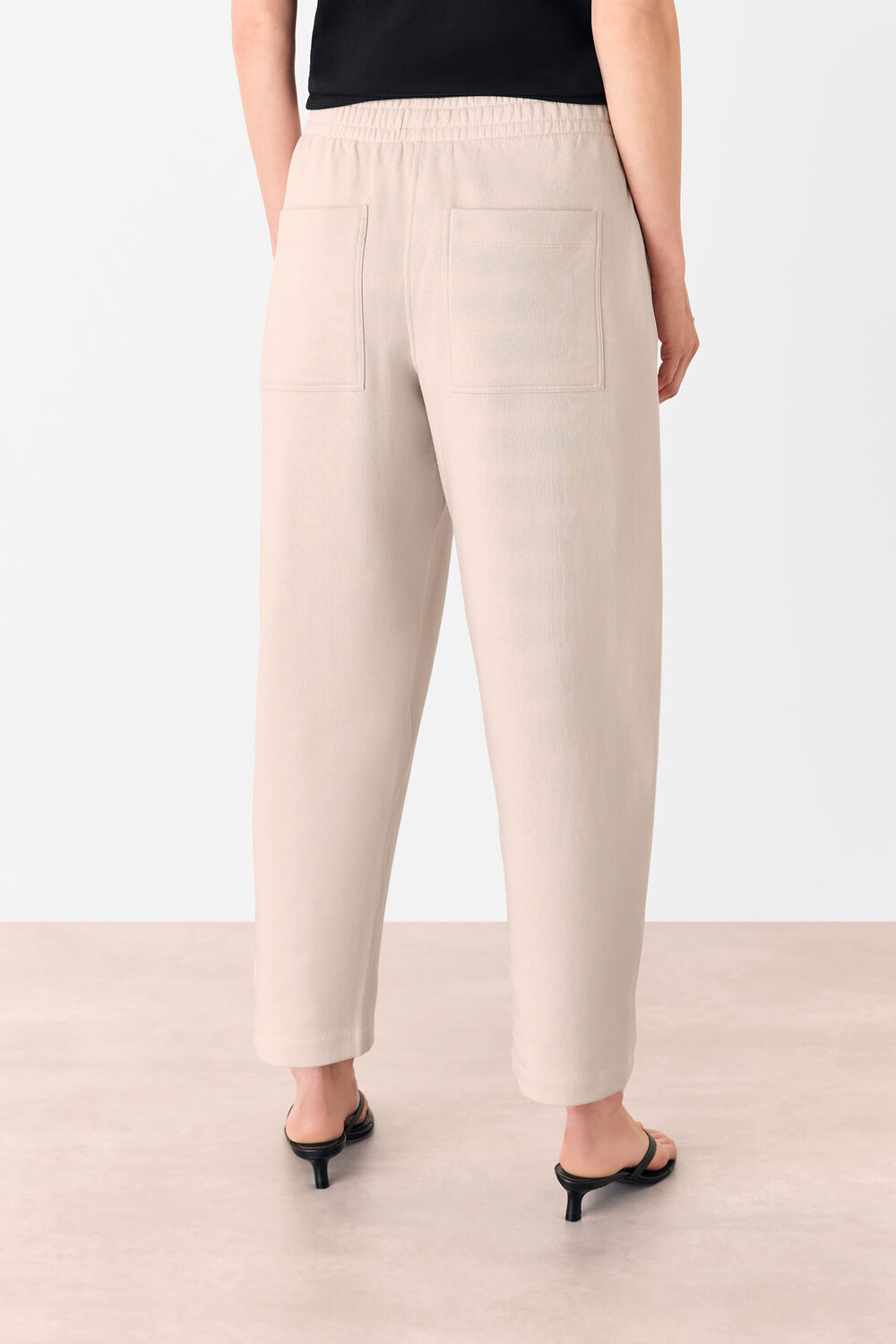 Neutral Barrel Leg Jersey Jogger