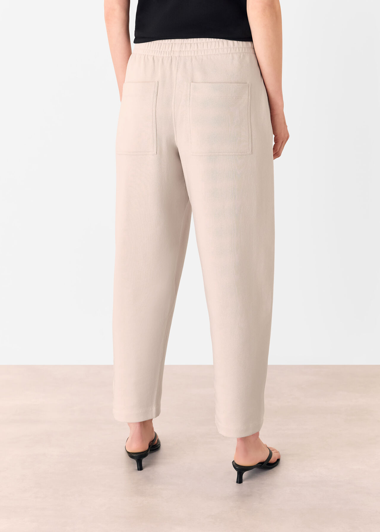 Barrel Leg Jersey Jogger