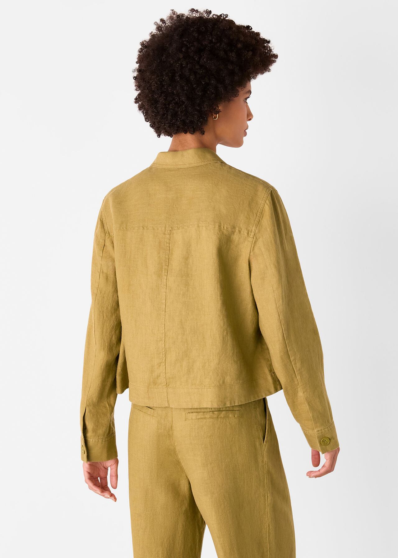 Abby Linen Casual Jacket