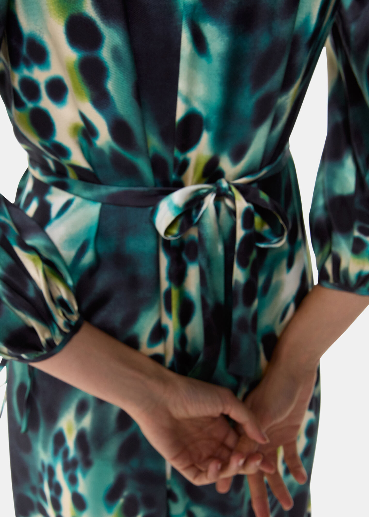 Quiz green snake print dress discount
