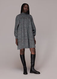 Micro Bud Pintuck Dress