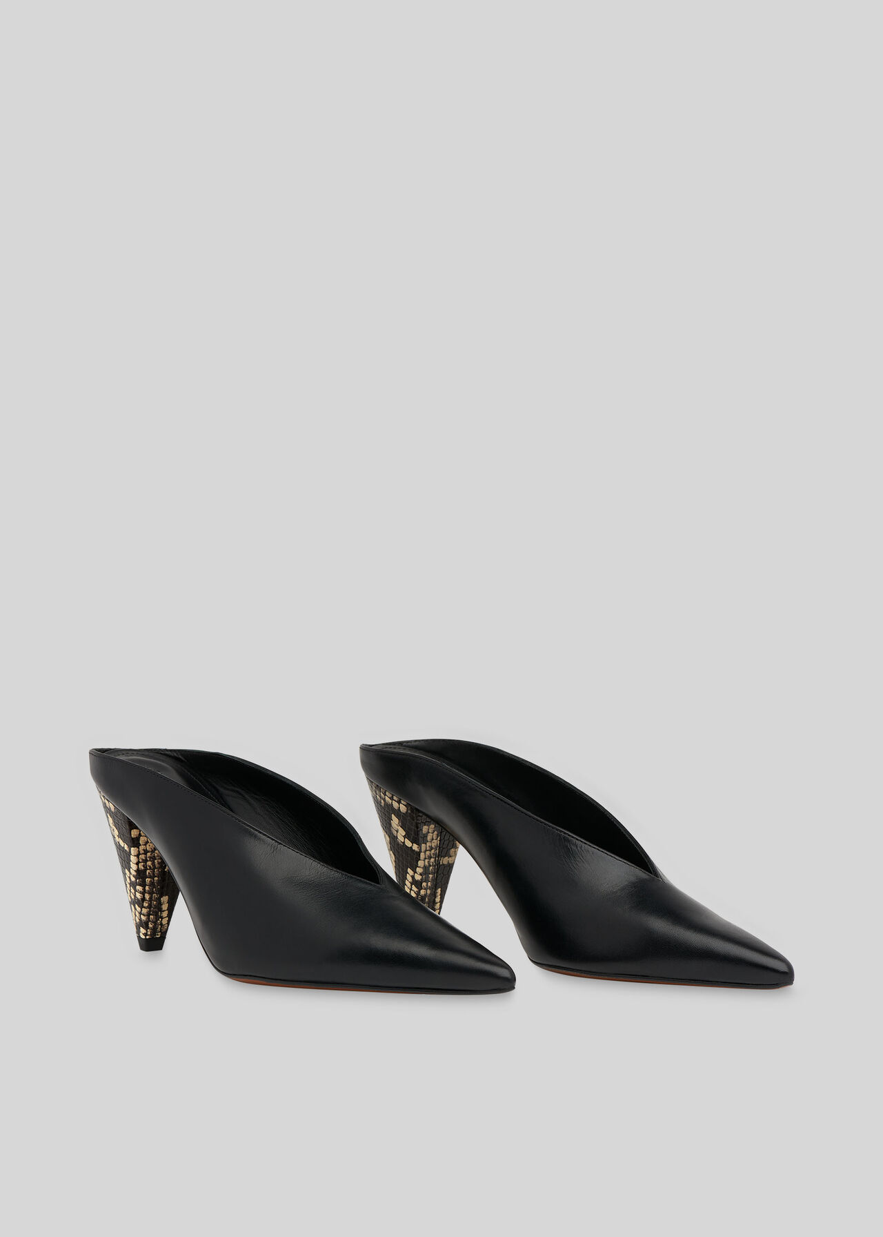 Ari Slip On Mule Black