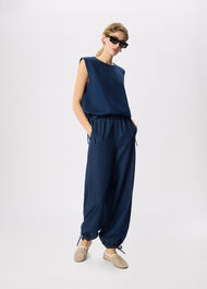 Tie Hem Balloon Trouser