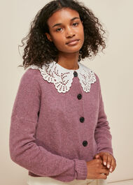 Reversible Merino Mix Cardigan