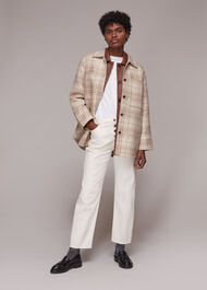 Classic Wool Checked Overshirt