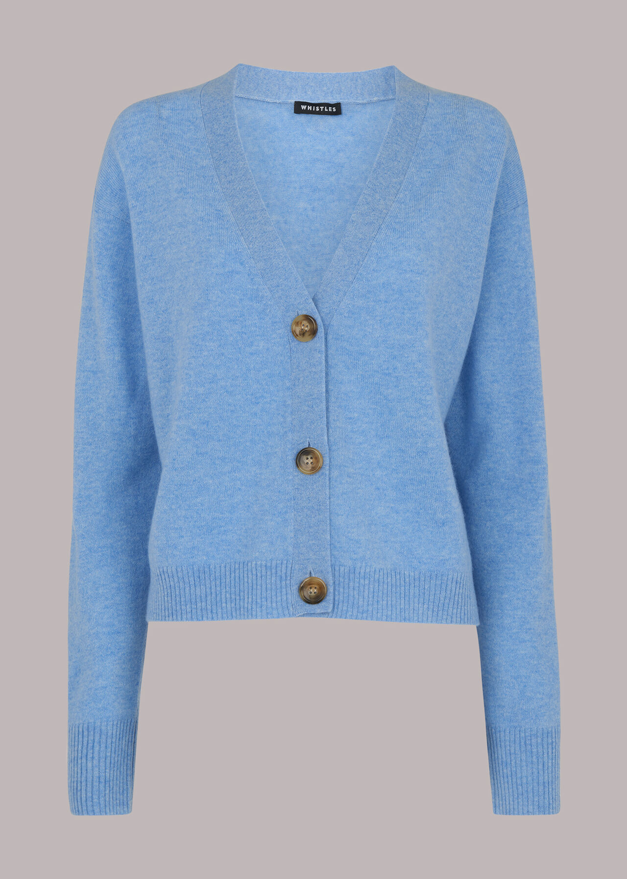 Blue Cashmere Cardigan WHISTLES