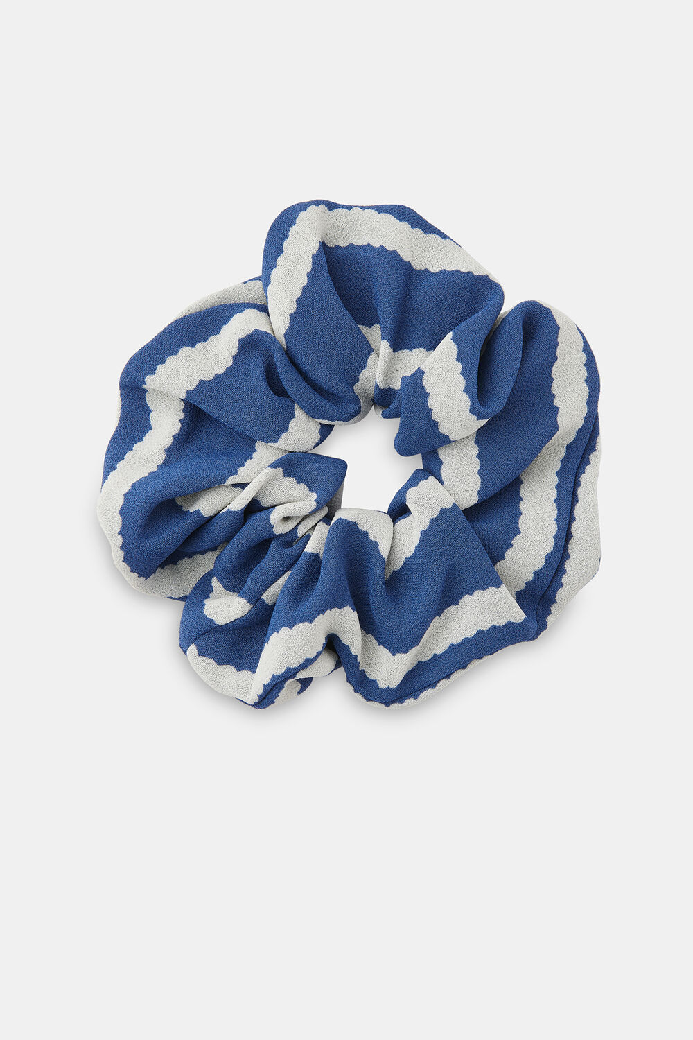 Crinkle Stripe Scrunchie