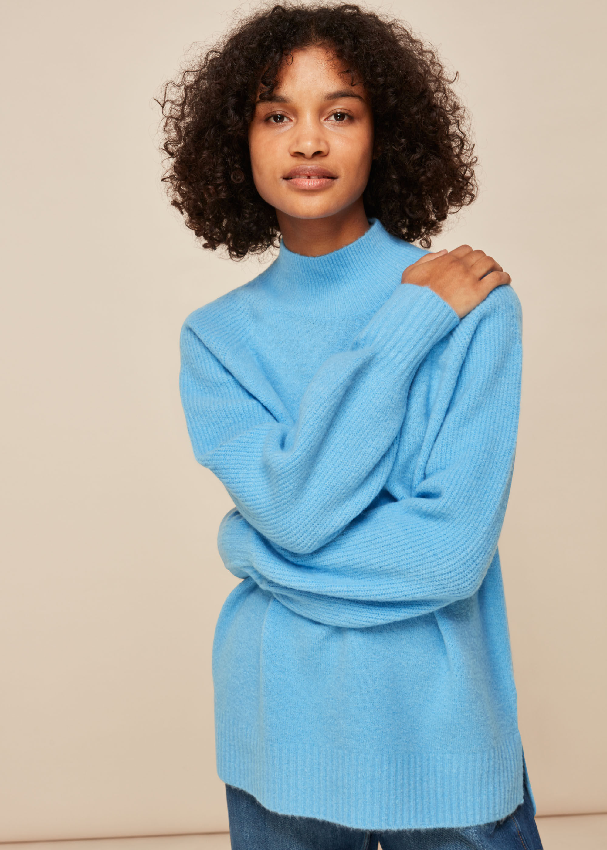 Whistles blue jumper clearance