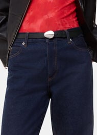 Oval Buckle Belt
