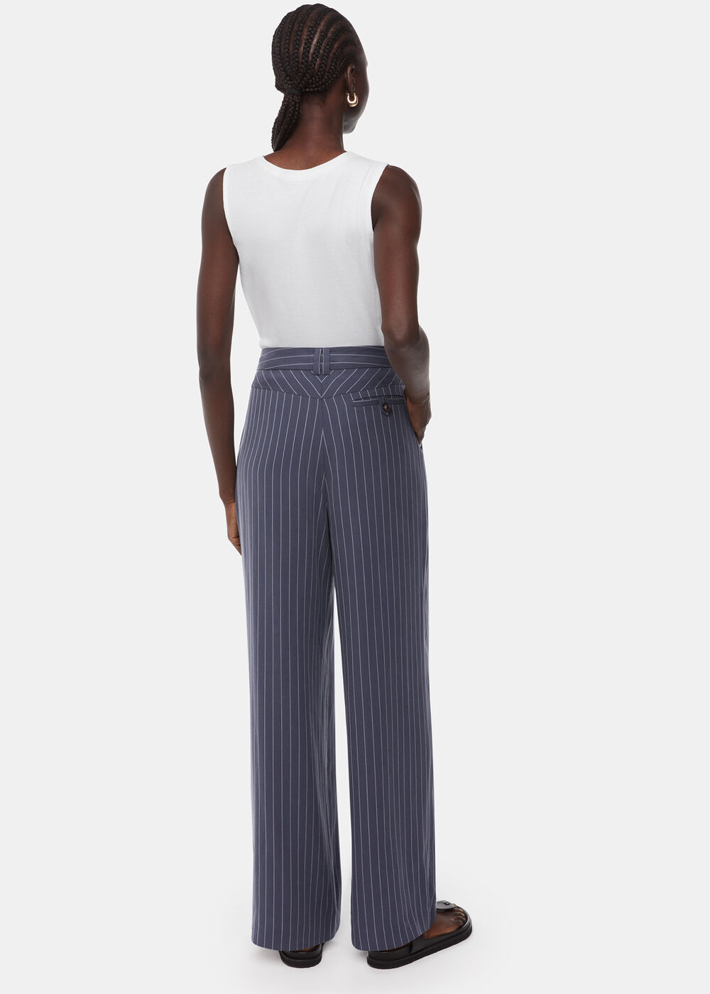 Lottie Pinstripe Trouser