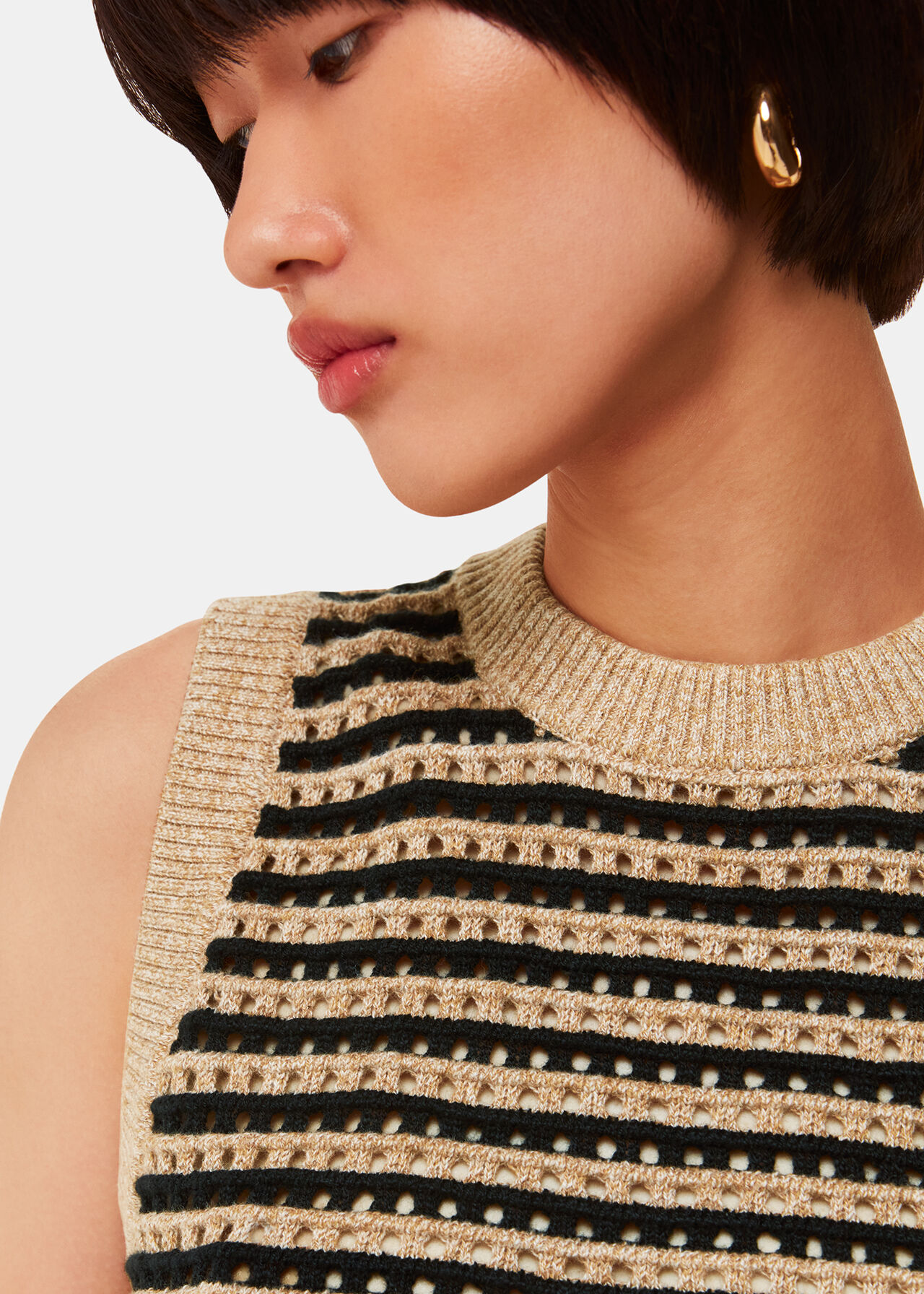 Crochet Stripe Tank