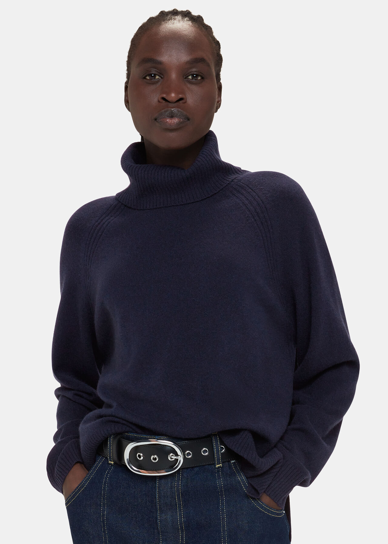 Cashmere Roll Neck