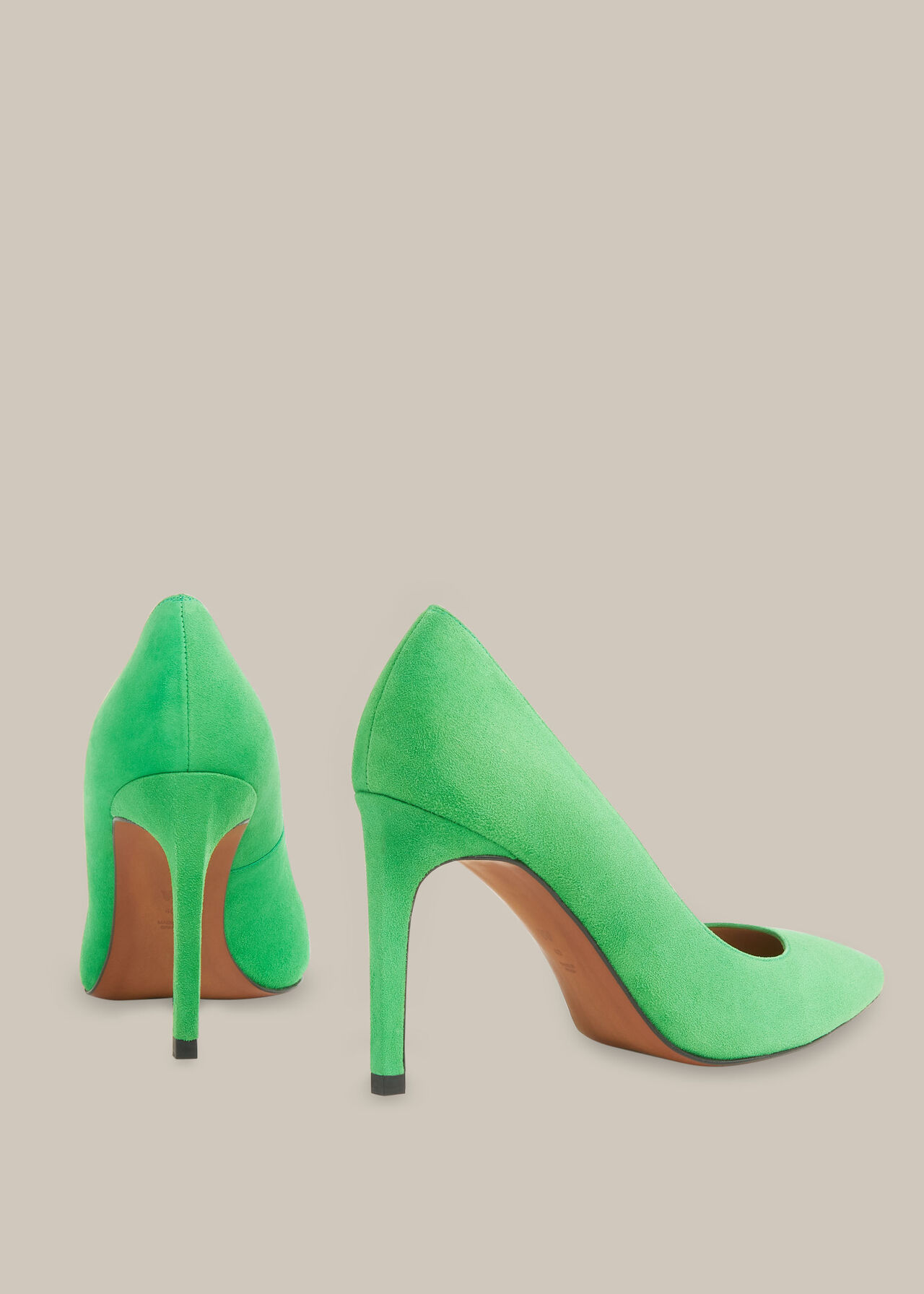 Cornel Suede Point Pump Green