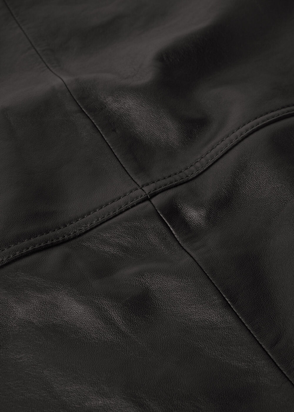 Jamie Leather Midi Skirt