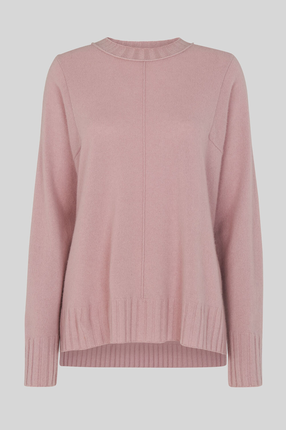 Cashmere Crew Neck Sweater Pink