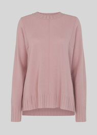 Cashmere Crew Neck Sweater Pink