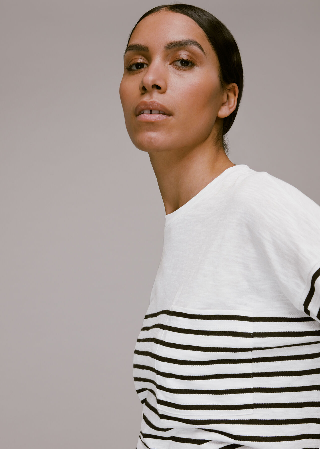 Breton Cotton Pocket Top