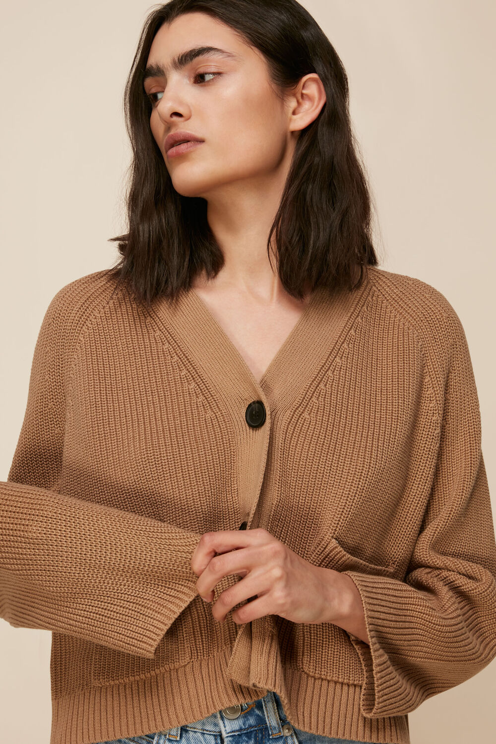 Nora Button Pocket Cardigan