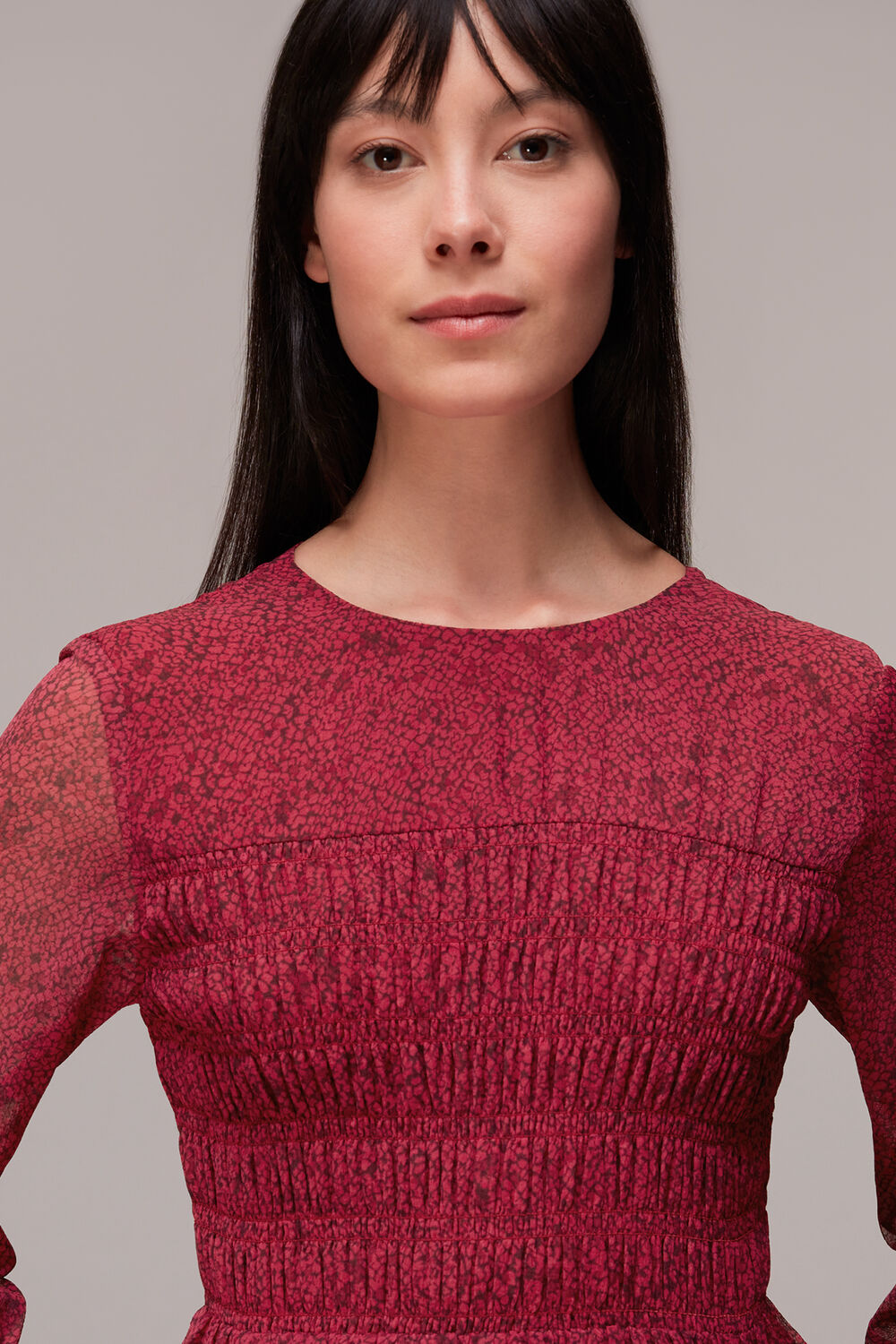 Pink Abstract Snake Rosanna Top