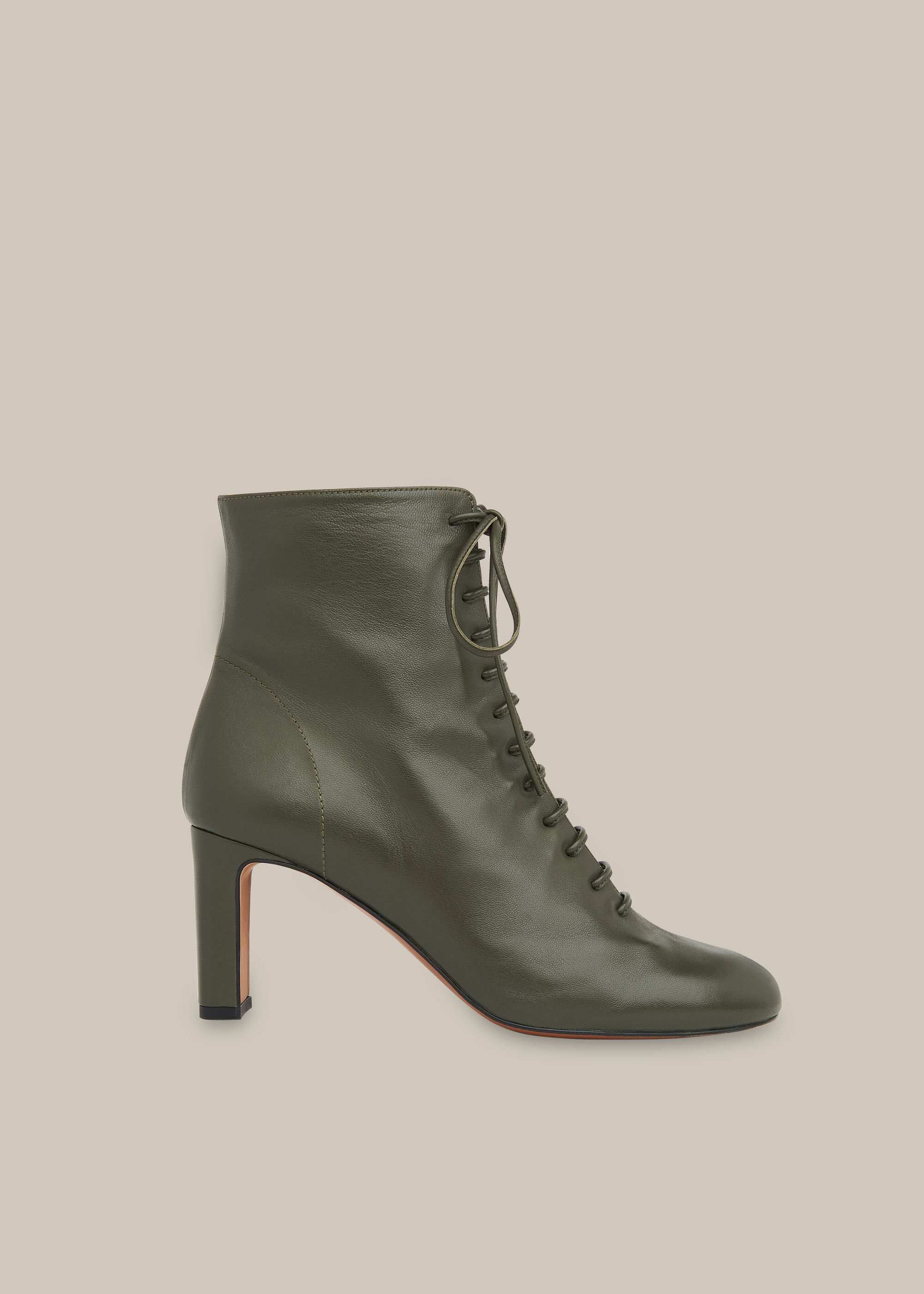 Soft lace up boots best sale