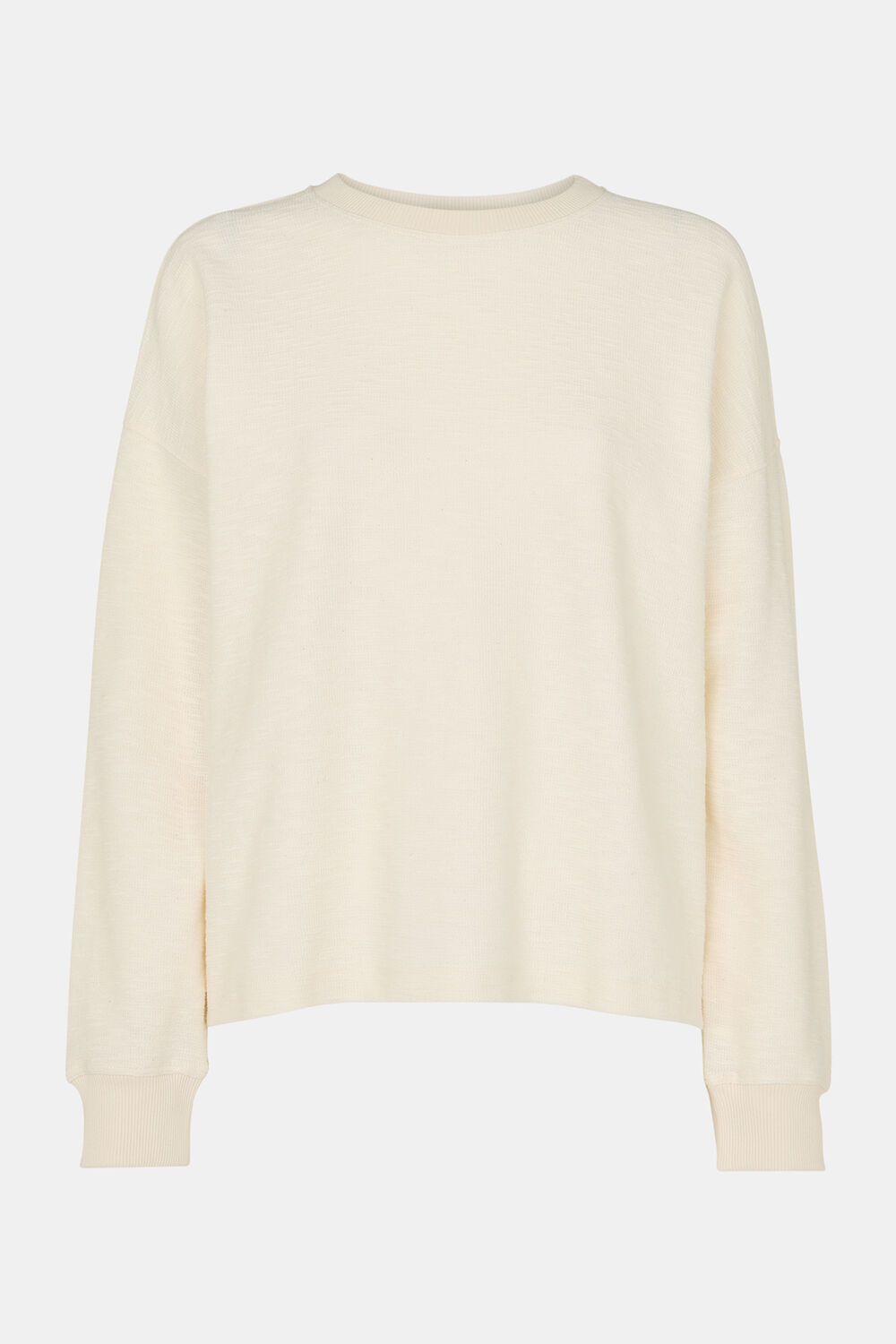 Textured Relaxed Jersey Top