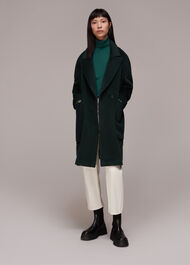 Lola Wool Mix Cocoon Coat