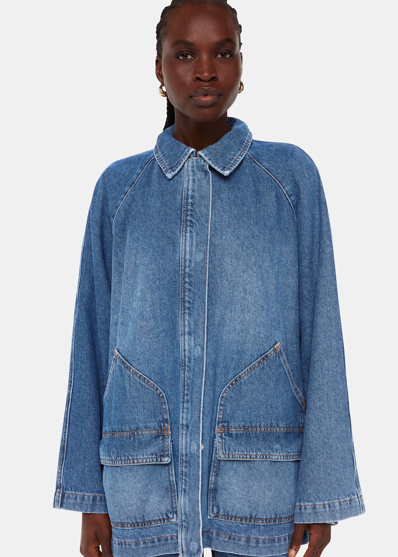 Flare Sleeve Denim Jacket