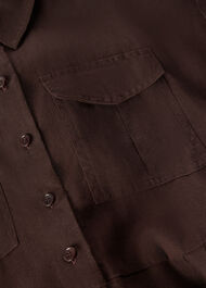Pocket Detail Linen Playsuit