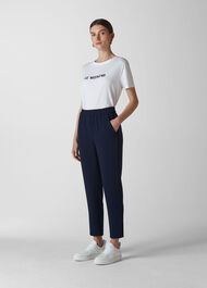 Elyse Side Stripe Trouser Navy