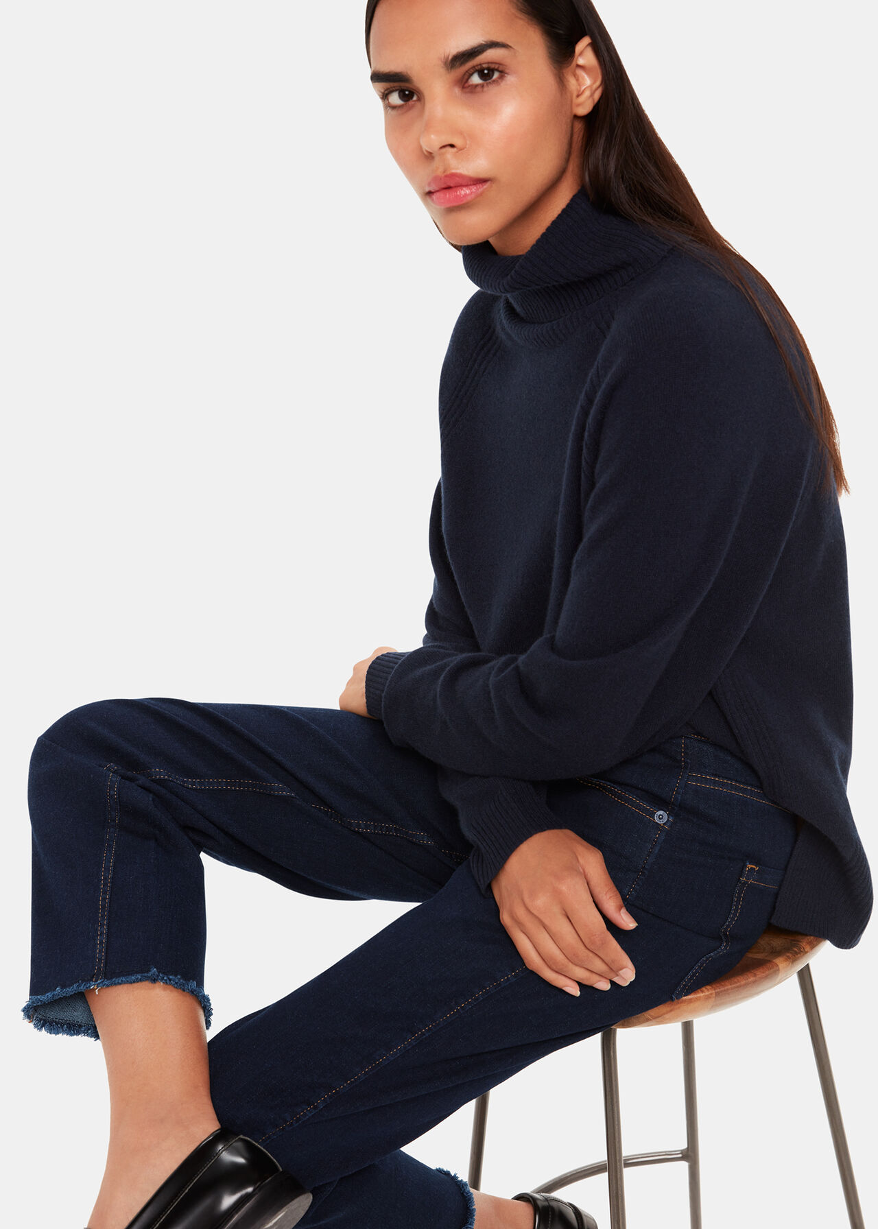 Stretch Barrel Leg Jean