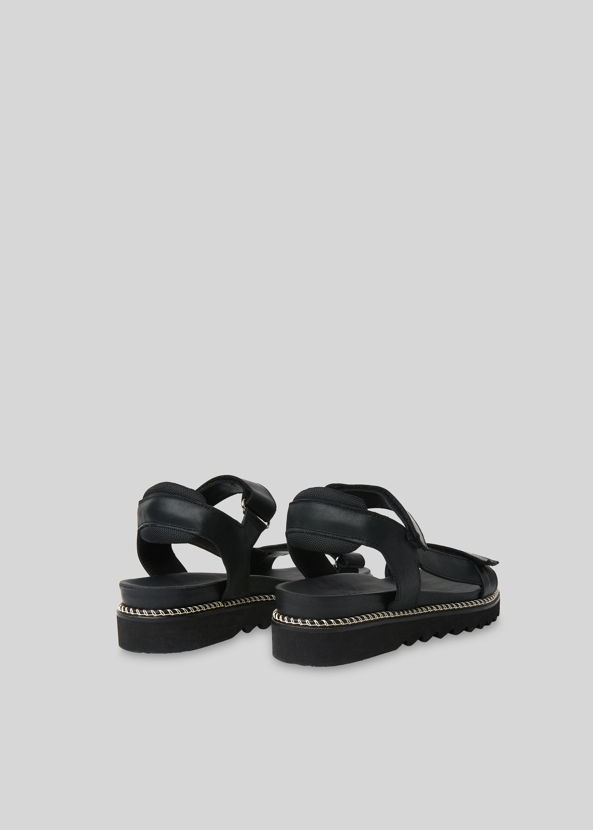 Black Noah Sporty Velcro Sandal