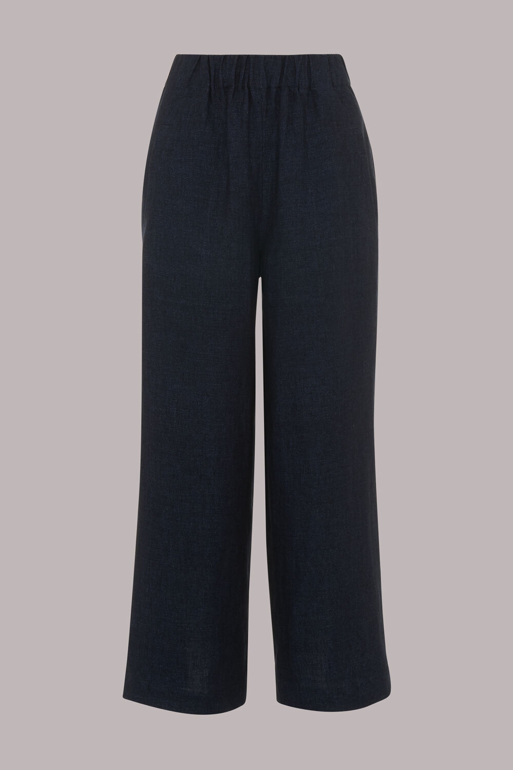 Linen Indigo Trouser