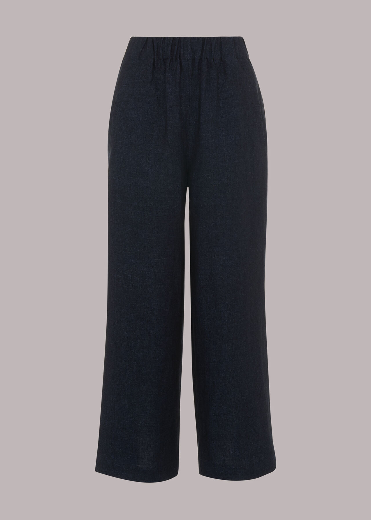 Linen Indigo Trouser