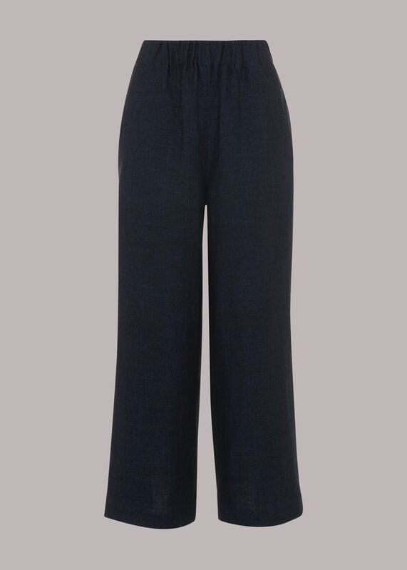 Linen Indigo Trouser