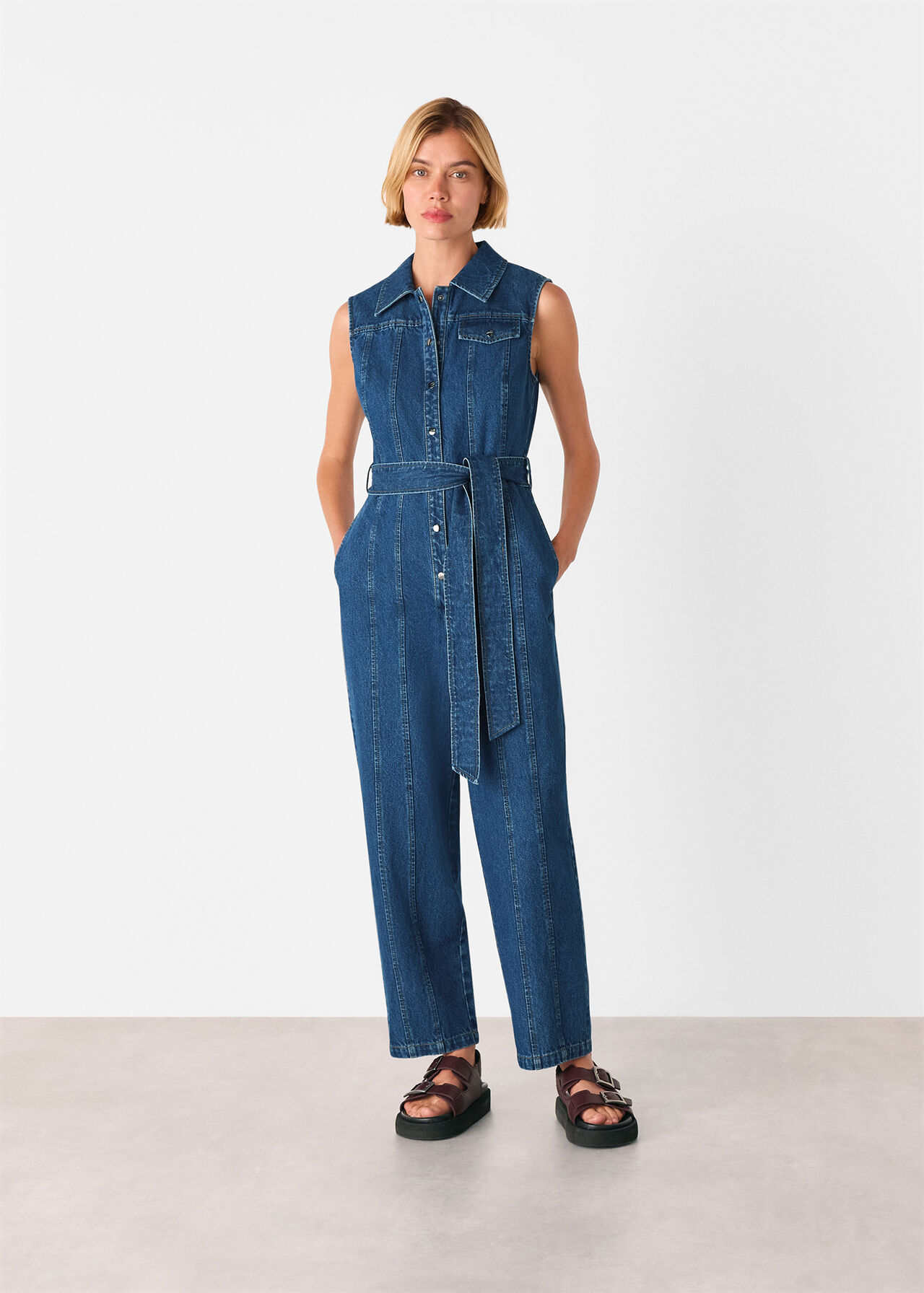 Barrel Leg Jumpsuit
