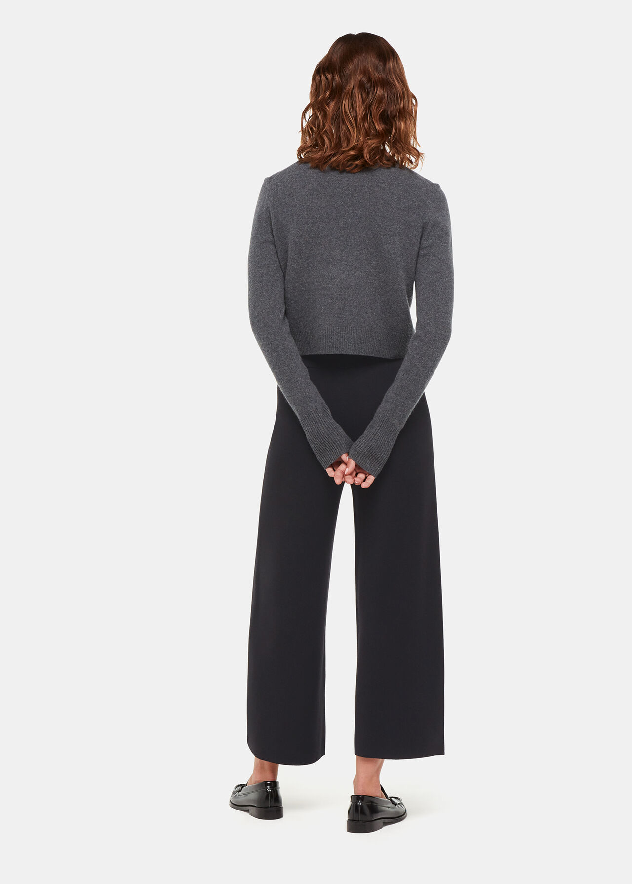 Knitted Wide Leg Trouser