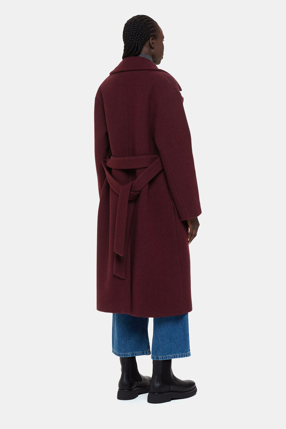 Lorna Wrap Wool Coat