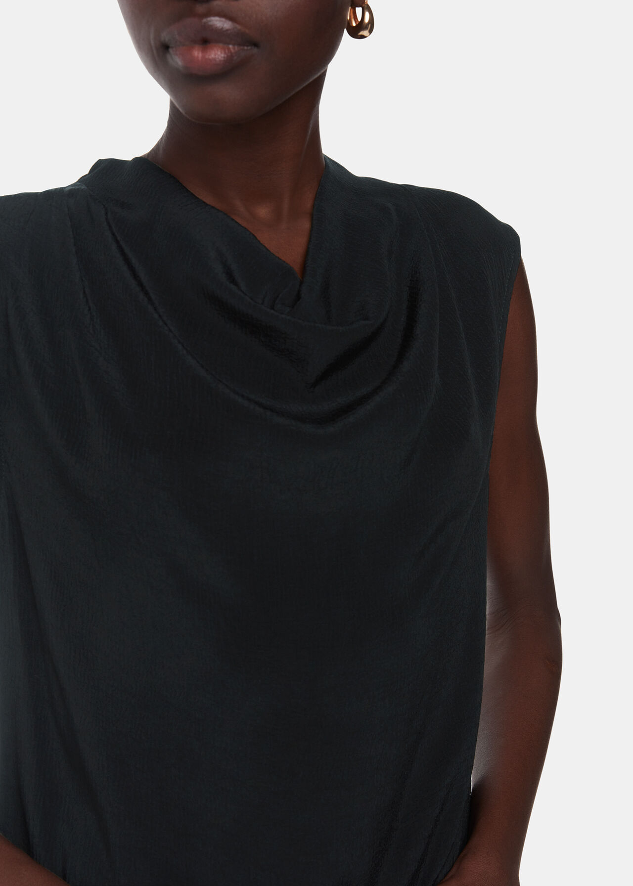Whistles Crinkle Sleeveless Tank Whistles Crinkle Sleeveless Tank