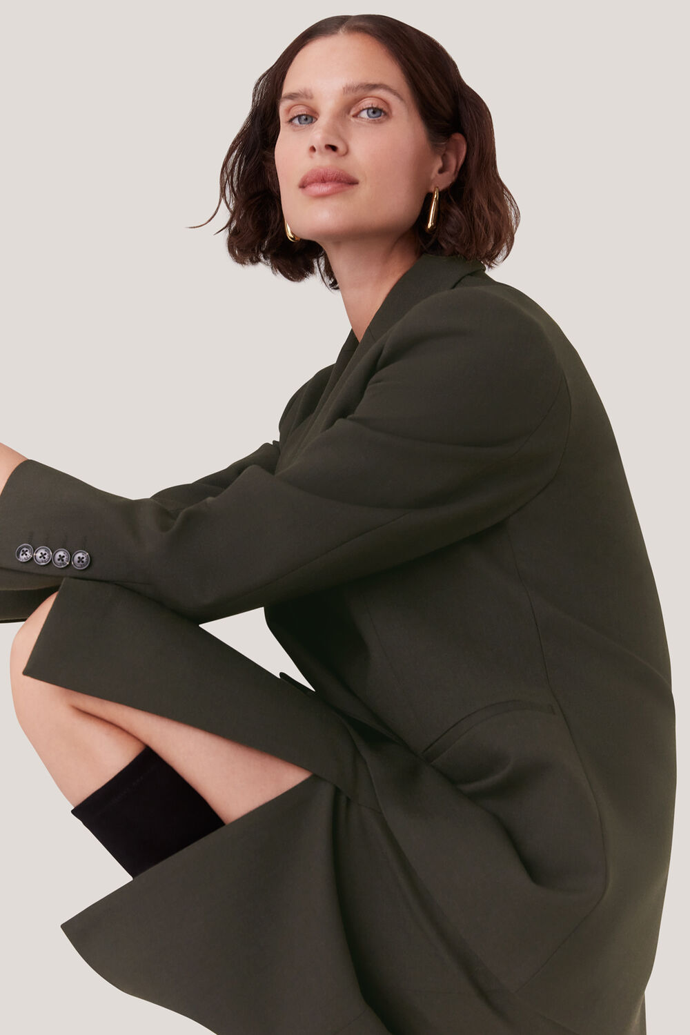 Natalie Wool Blend Skirt