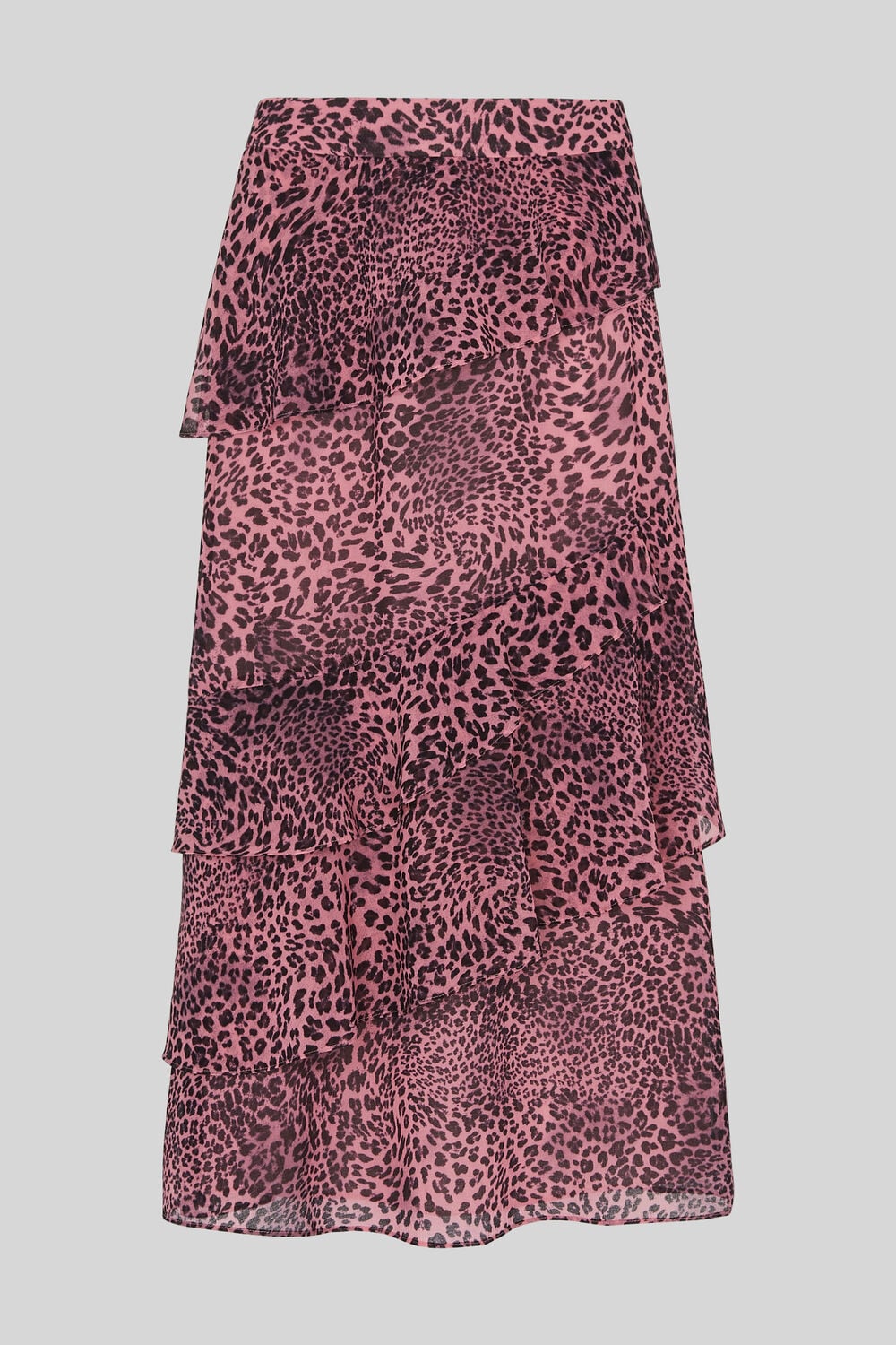 Wild Cat Print Skirt Pink/Multi