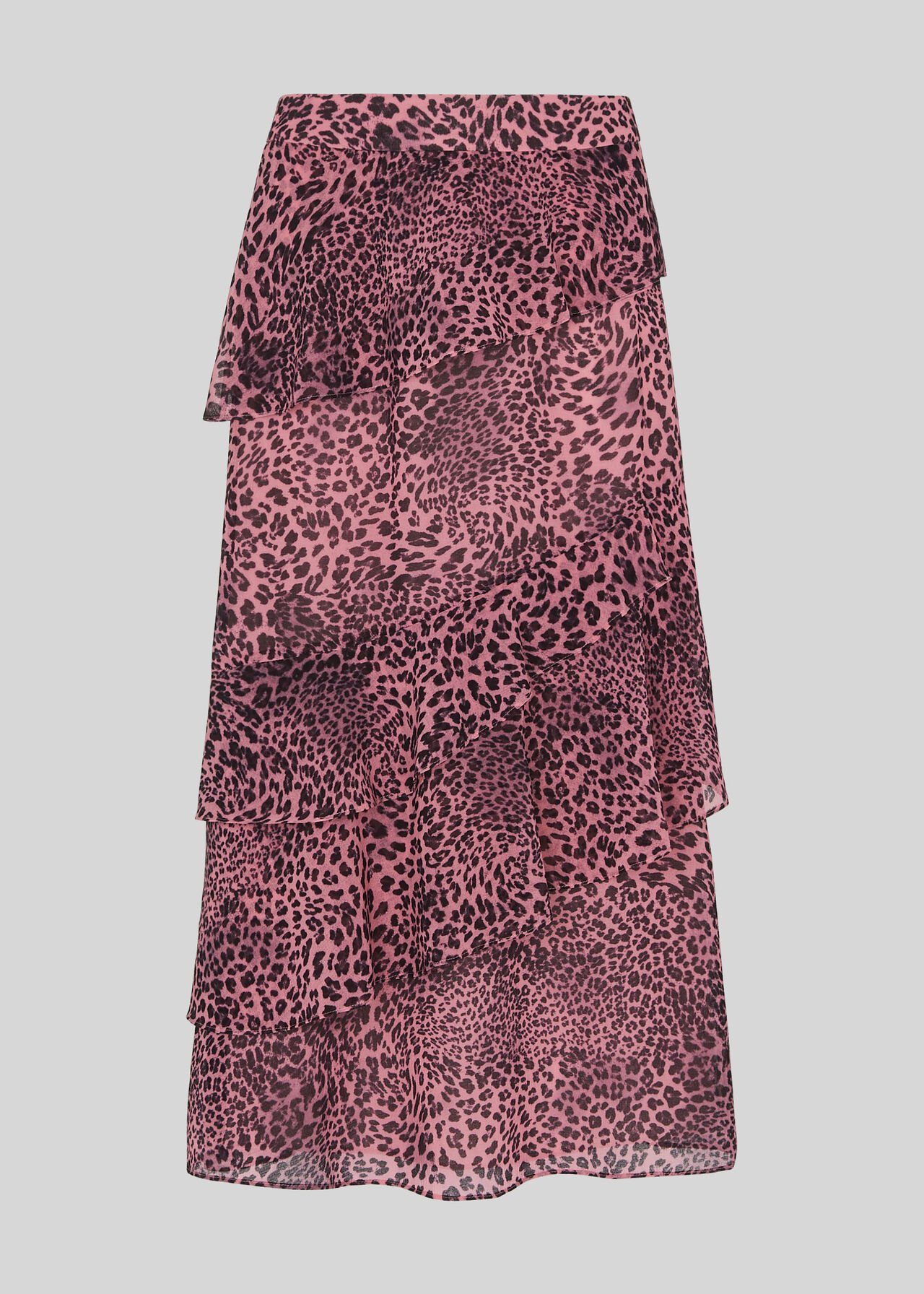 Wild Cat Print Skirt Pink/Multi