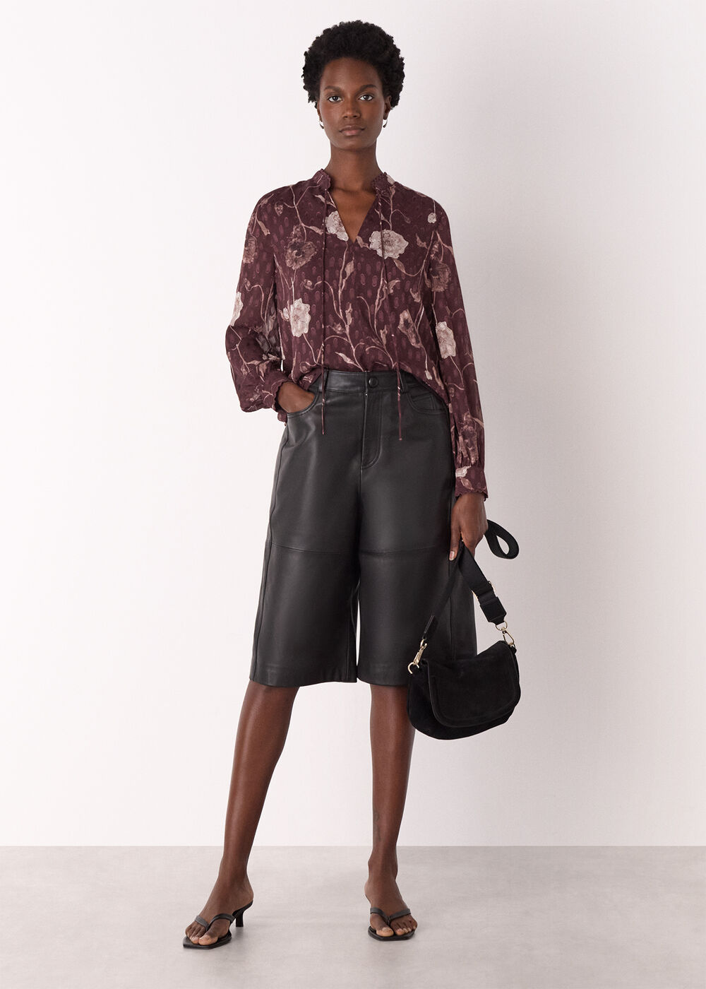 Floral Dobby Blouse