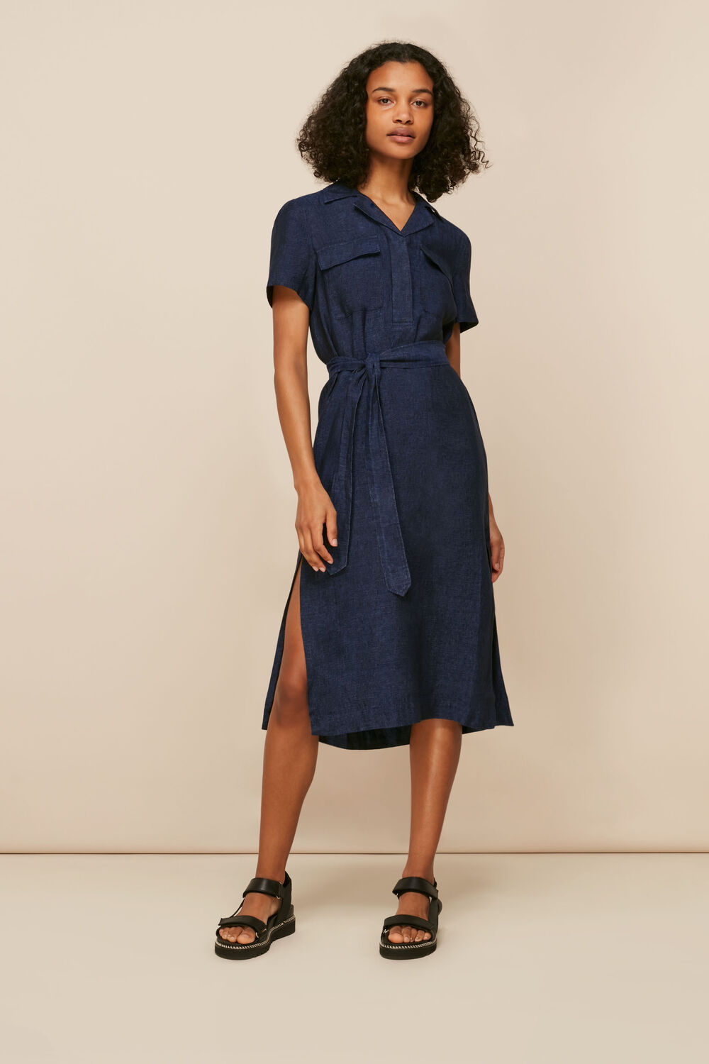 Easy Linen Shirt Dress