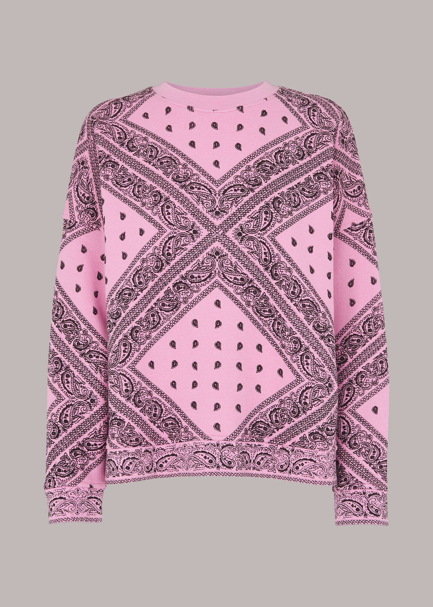Multicolour Bandana Printed Sweatshirt WHISTLES
