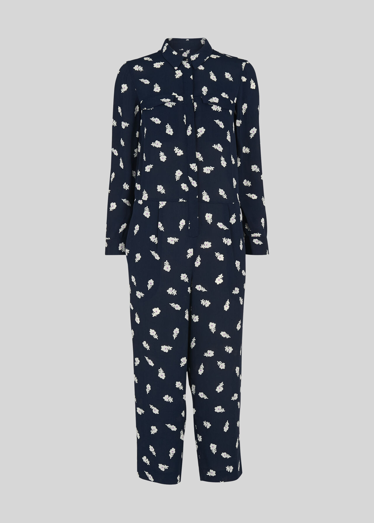 Rowan Print Bonny Jumpsuit Navy/Multi