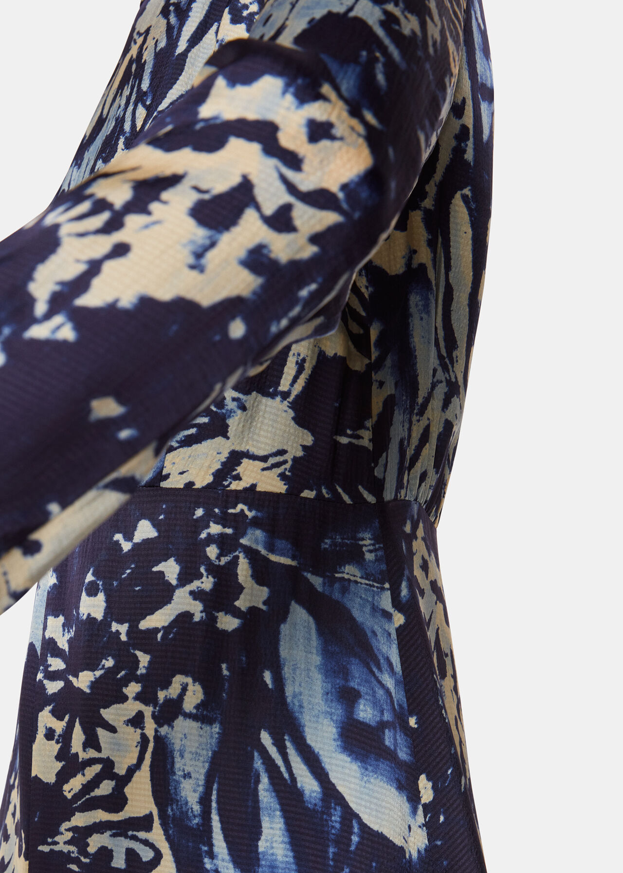 Dazzled Floral Satin Dress