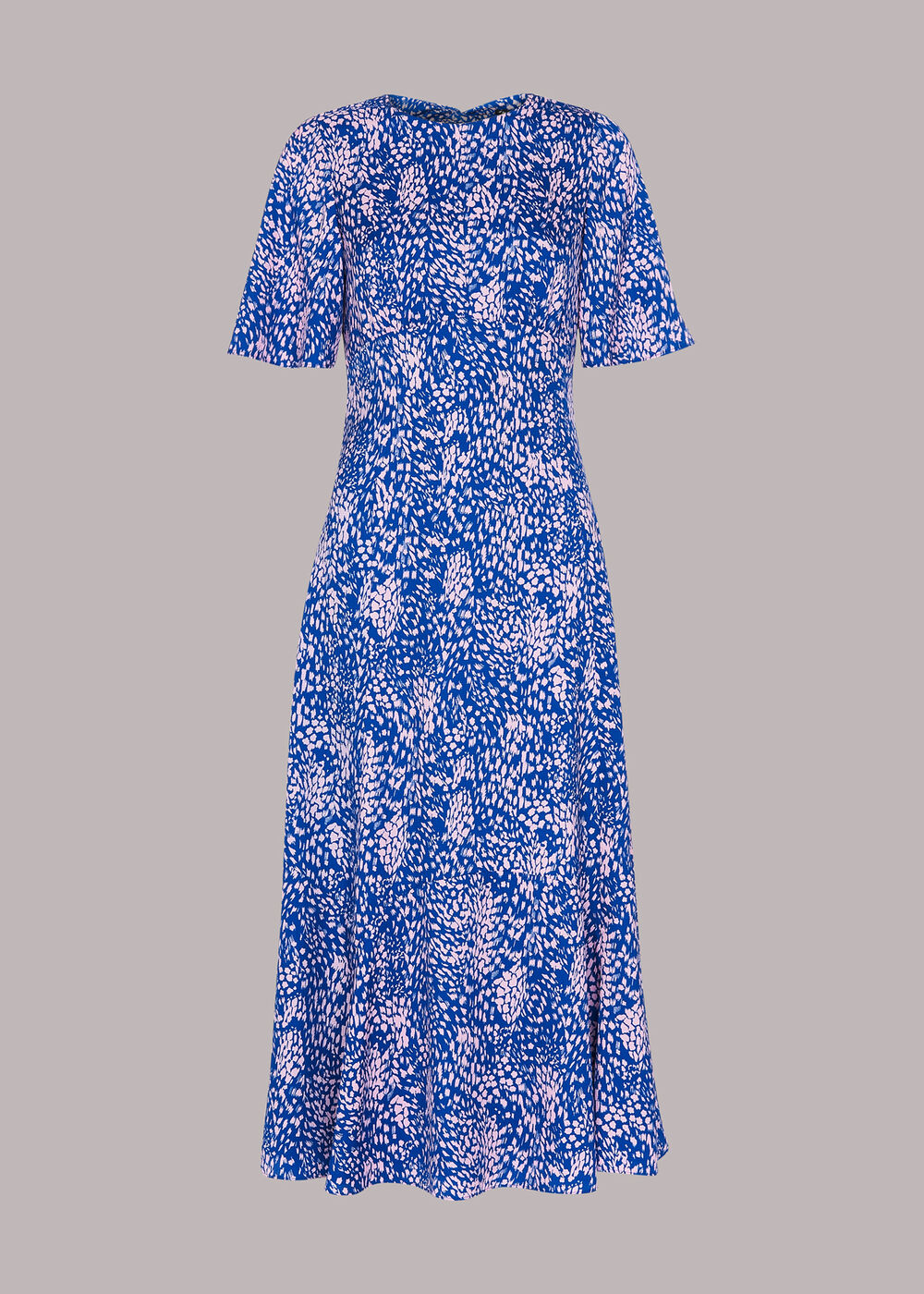 Lively Animal Print Midi Dress